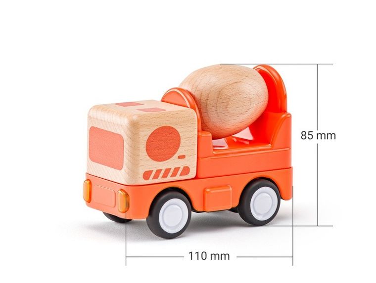 Woodyland, betoniarka, interaktywny pojazd budowlany