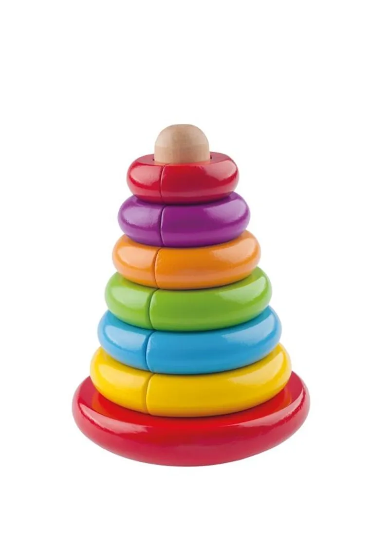 Woodyland, drewniana piramidka magnetyczna, 18-14-14 cm