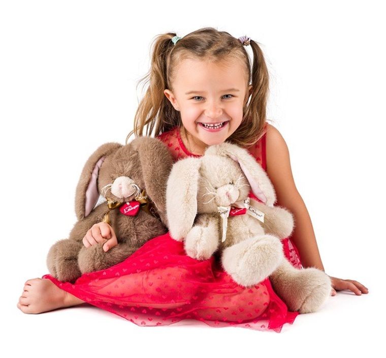 Woodyland, Krolik Cappucino, maskotka, 36 cm