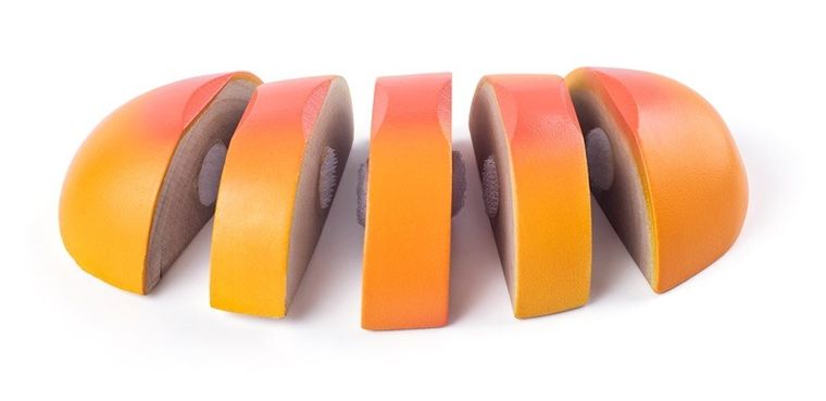 Woodyland, zestaw śniadaniowy do krojenia, drewniane jedzenie