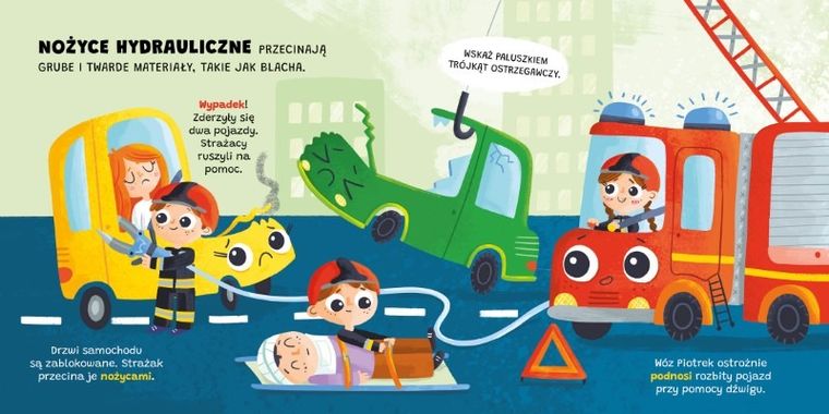 Wóz strażacki. Maszyny i pojazdy