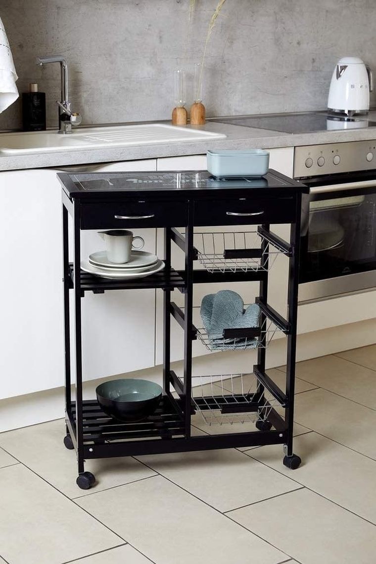 Wózek kuchenny bon appetit, wielofunkcyjny