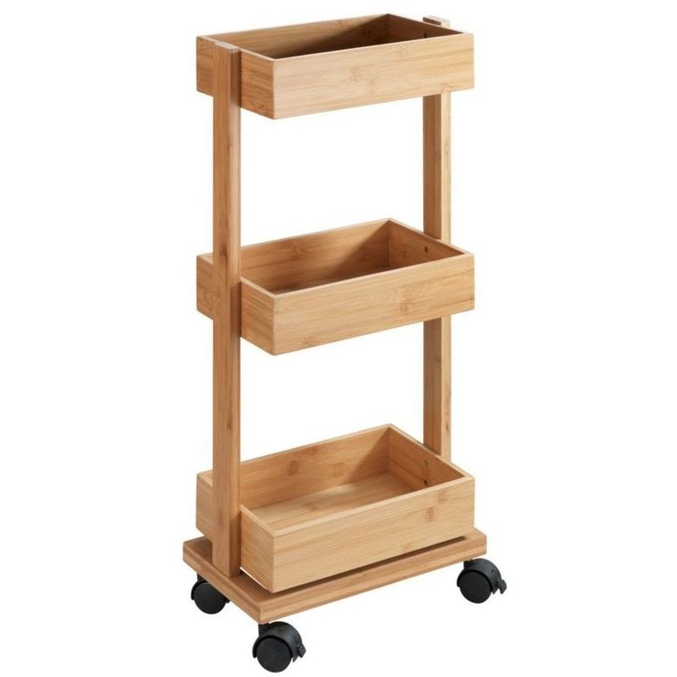 Wózek łazienkowy na przybory tortona, 3 poziomy