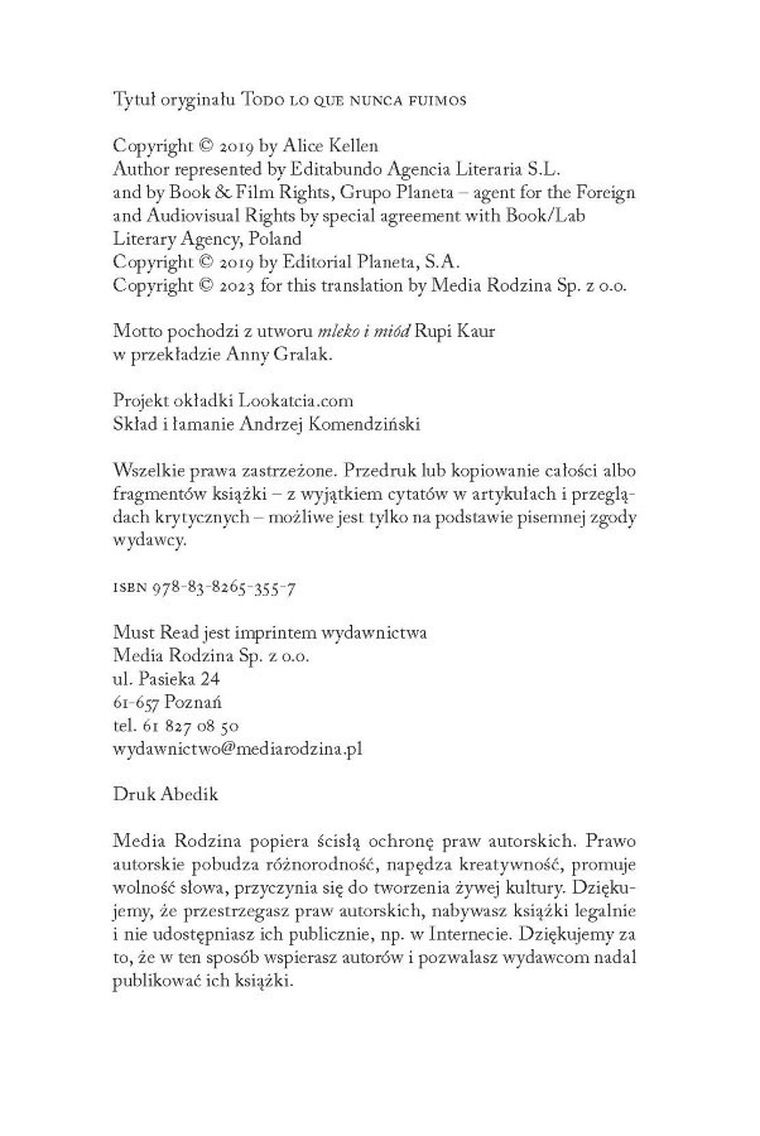 Wszystko, czym nigdy nie byliśmy. Tom 1