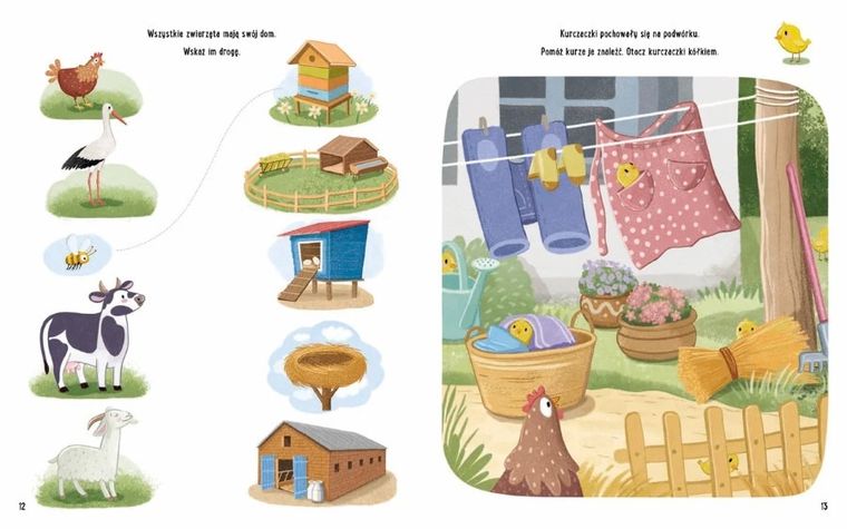 Wycieczka na wieś. Zabawy z Felusiem i Guciem