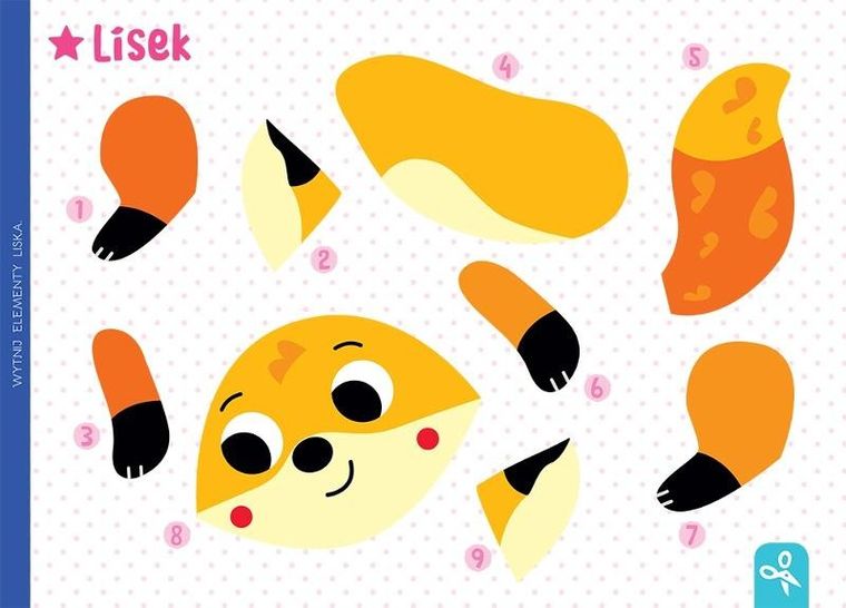 Wycinam, naklejam, rysuję. Na łące. Wycinanki edukacyjne