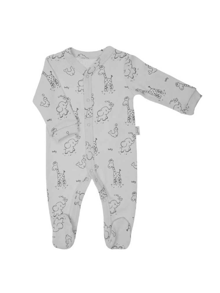 Wyprawka niemowlęca, szara, 4 elementy, Nicol