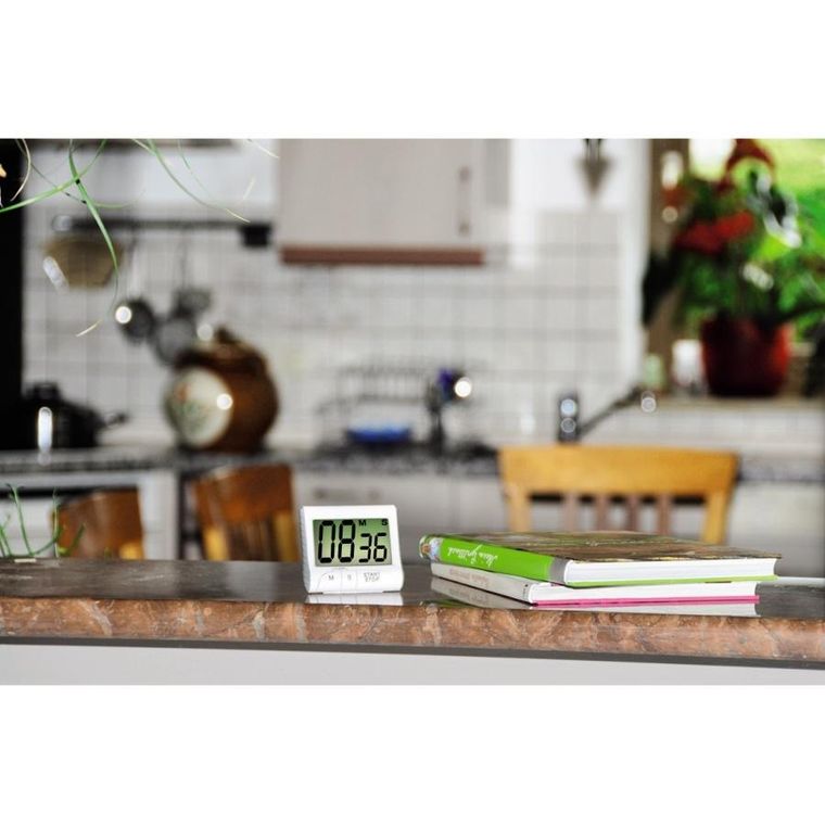 Xavax, minutnik elektroniczny, biały