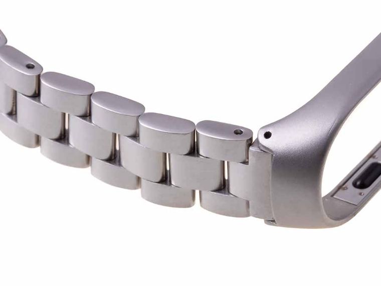 Xiaomi, bransoleta do Xiaomi Mi Band 3/Mi Band 4, srebrna