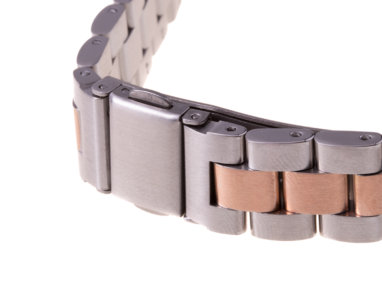 Xiaomi, bransoleta do Xiaomi Mi Band 3/Mi Band 4, srebrno-rose gold