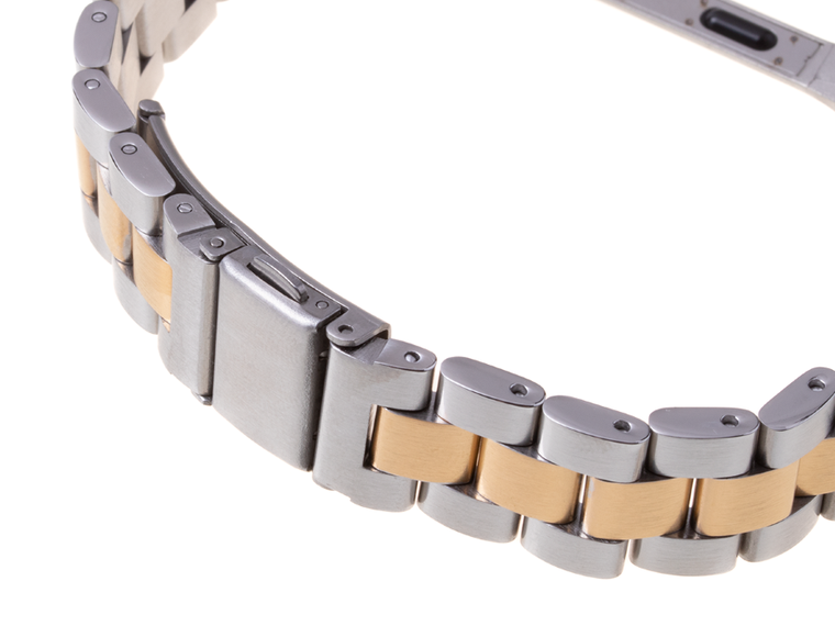 Xiaomi, bransoleta do Xiaomi Mi Band 3/Mi Band 4, srebrno-złota