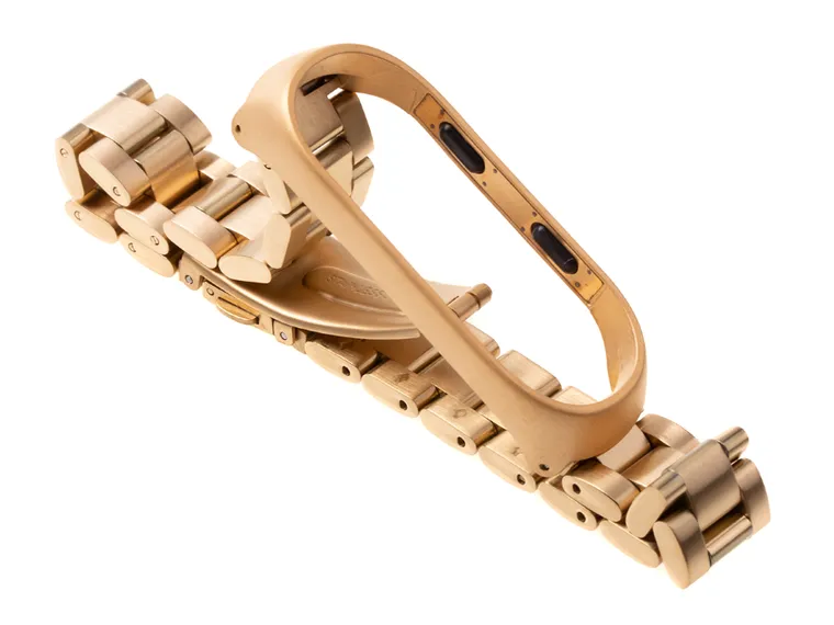 Xiaomi, bransoleta do Xiaomi Mi Band 3/Mi Band 4, złota