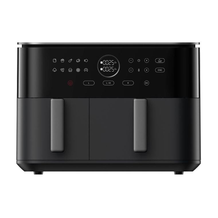 Xiaomi, Dual Zone, Air Fryer, frytownica, czarna, 2700W, 3.5l + 6.5l, 10l