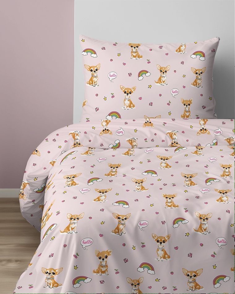 XOXO, komplet pościeli młodzieżowej, 160-200 cm + 70-80 cm