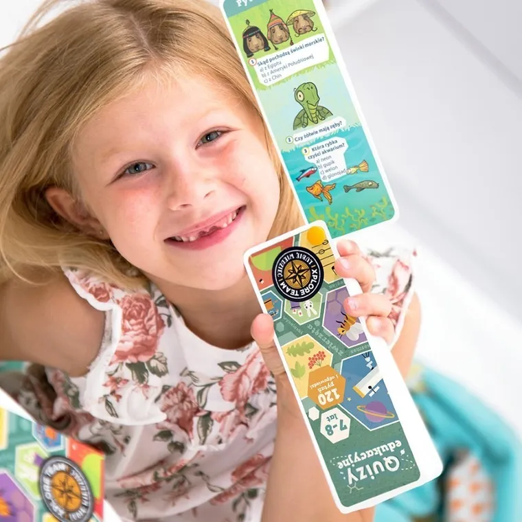 Xplore Team. Quizy edukacyjne dla dzieci w wieku 7-8 lat