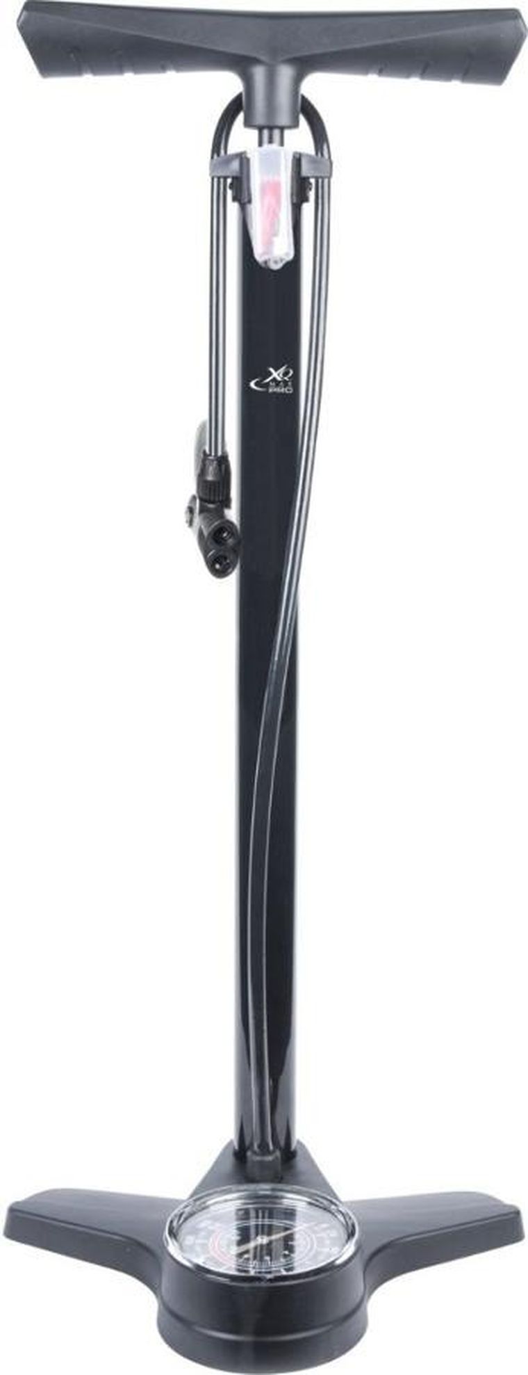 Xqmax Pro, pompka warsztatowo-rowerowa, 160psi (11bar) z manometrem