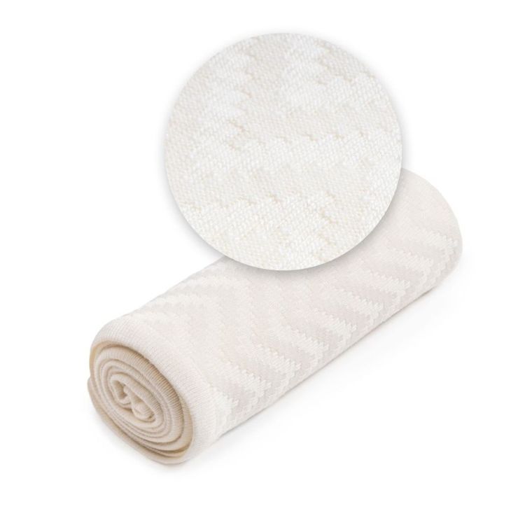 Yoonco, Jodełka, kocyk bambusowy, mgiełka, krem