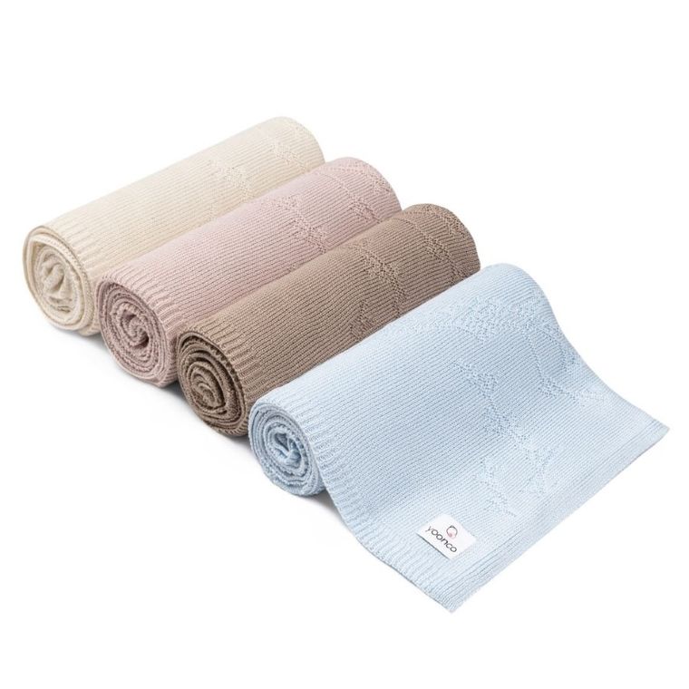 Yoonco, Meadow, kocyk bambusowy, beż