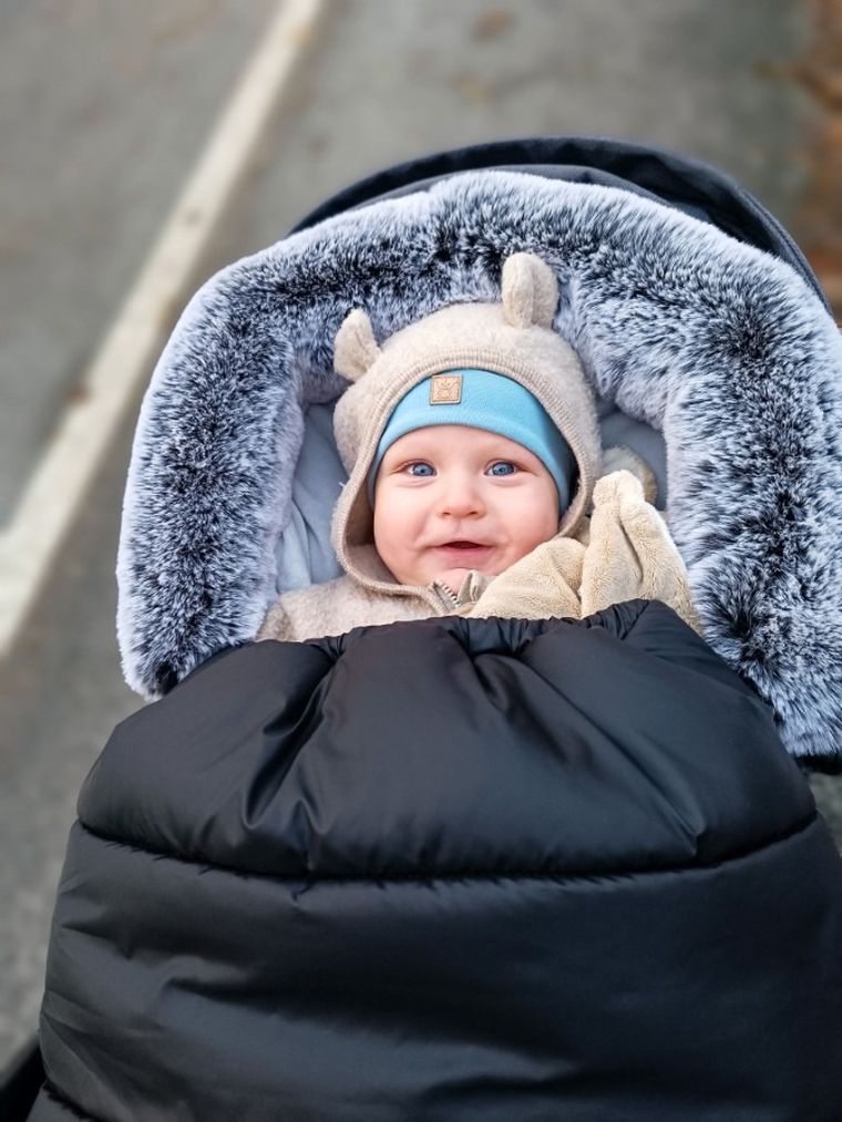 Yoonco, Taupe, śpiworek zimowy, regulowany