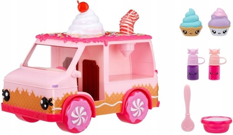 Yummiland, Lipgloss Truck, Fabryka błyszczyków w ciężarówce, pojazd dla laleczek