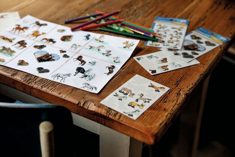 Z-Design, naklejki na błyszczącym papierze, konie