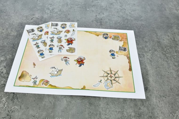 Z-Design, naklejki papierowe, piraci