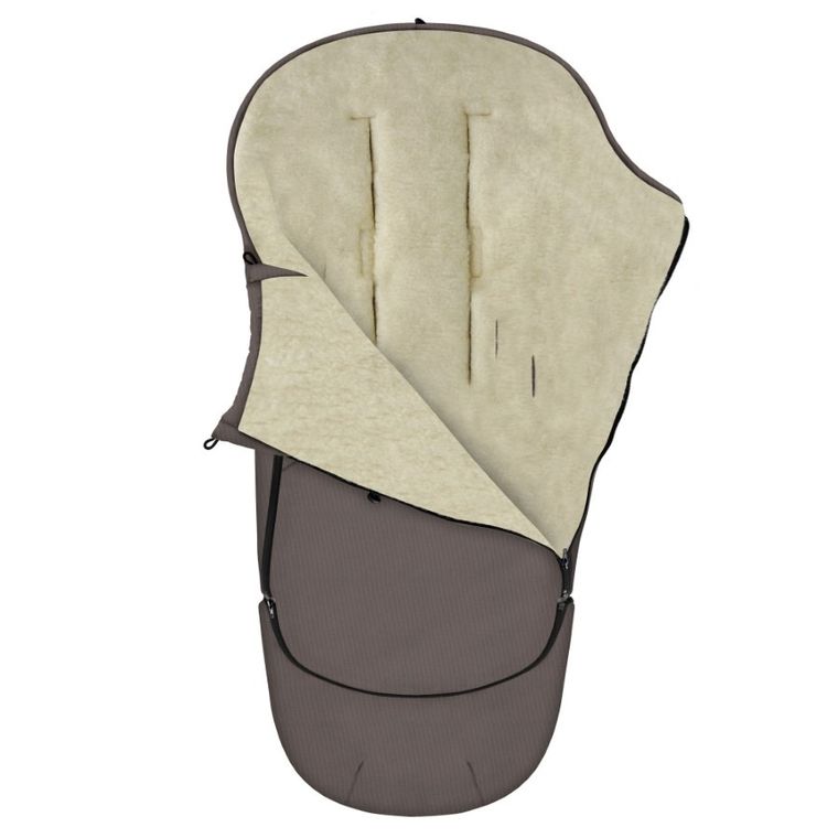 Zaffiro, EverGrow Nordico, regulowany śpiwór, taupe, 0-36 m