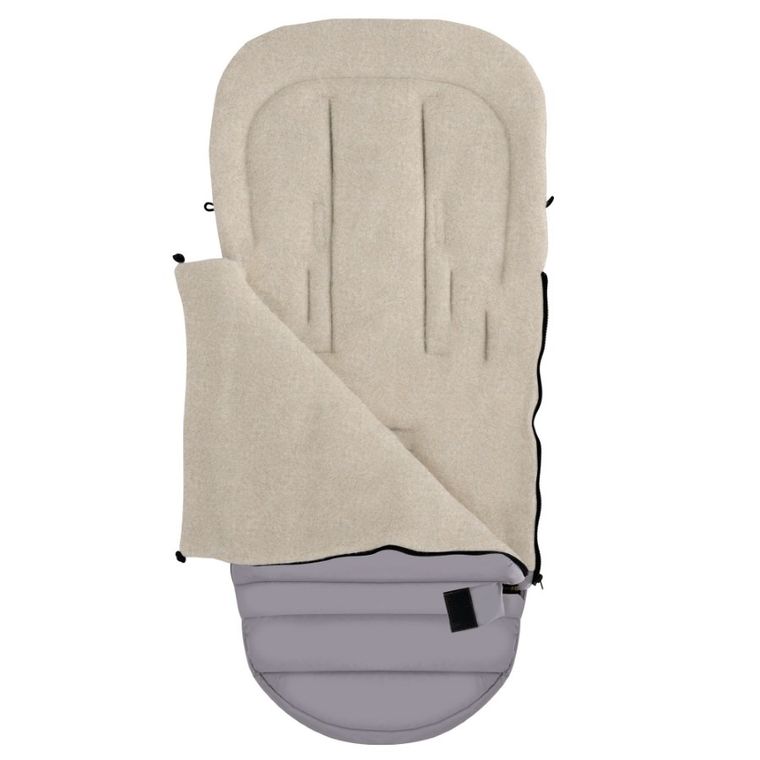 Zaffiro, iGrow Aspen, regulowany śpiwór, steel grey, 0-36 m