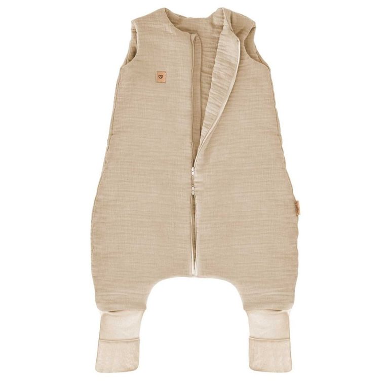 Zaffiro, Malaga, śpiworek do spania z nogawkami, muślinowy, TOG 1.5, beige, 1-2l