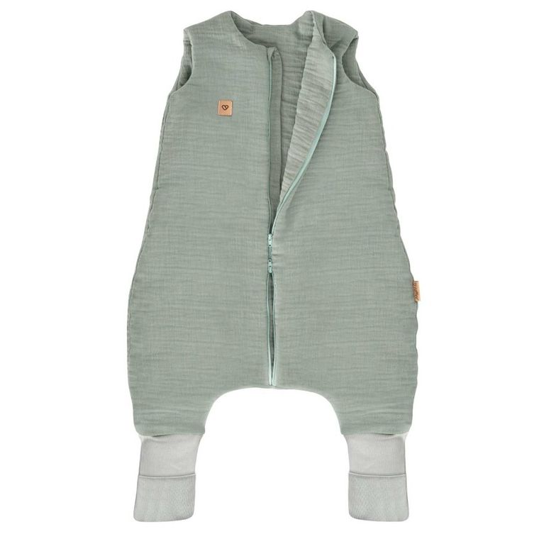 Zaffiro, Malaga, śpiworek do spania z nogawkami, muślinowy, TOG 1.5, mint, 1-2l