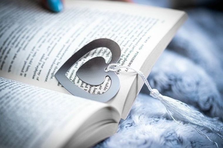 Zakładka do książki, serduszko