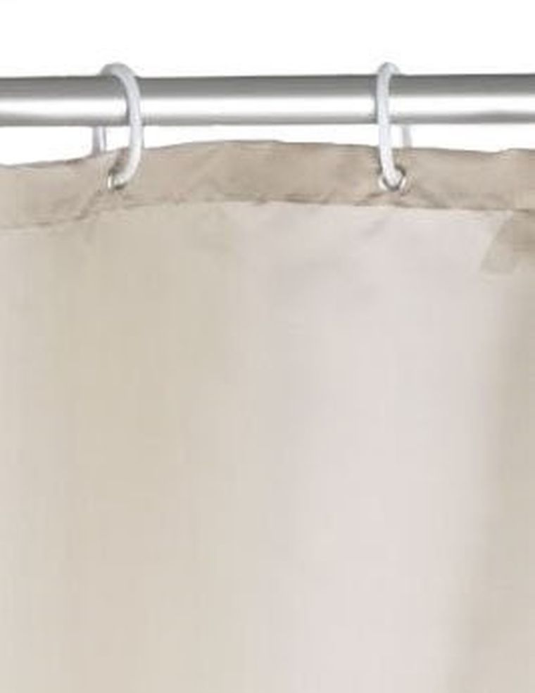 Zasłona prysznicowa, beżowy, 180-200 cm