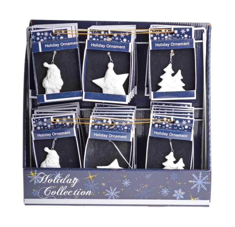 Zawieszka porcelanowa, 3 wzory