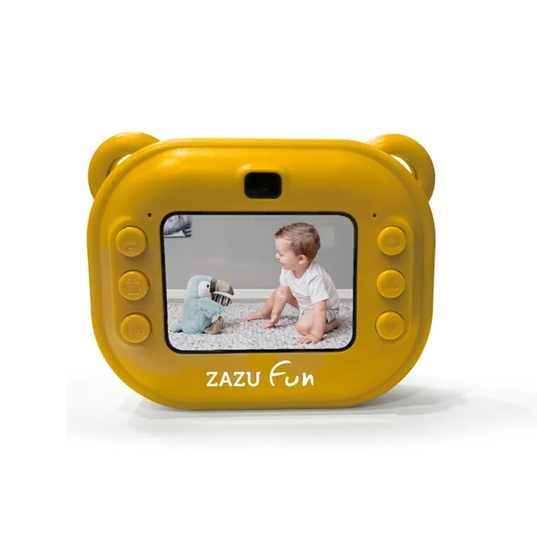 Zazu Fun, aparat cyfrowy dla dzieci z drukarką, yellow