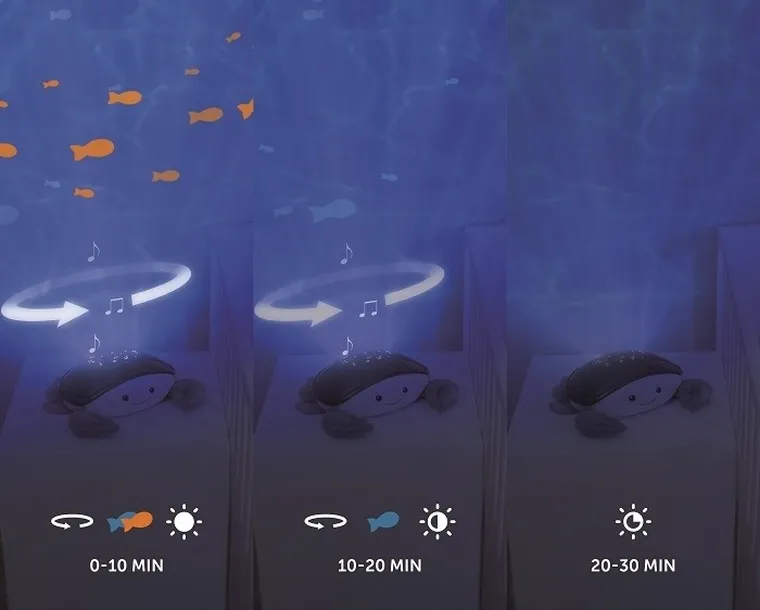 Zazu, Krab Cody, projektor oceanu