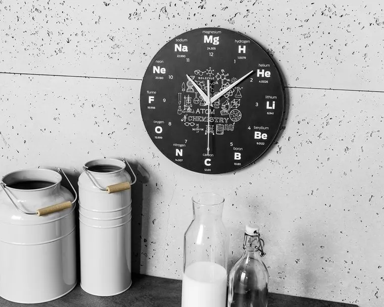 Zegar chemika, czarny