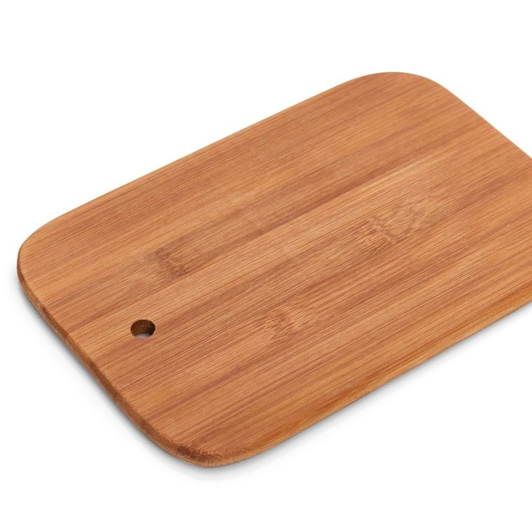 Zeller, 6 desek do krojenia + stojak w komplecie, drewno bambusowe