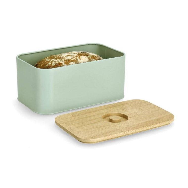 Zeller, chlebak puszka z bambusową pokrywką, 30-18-13 cm