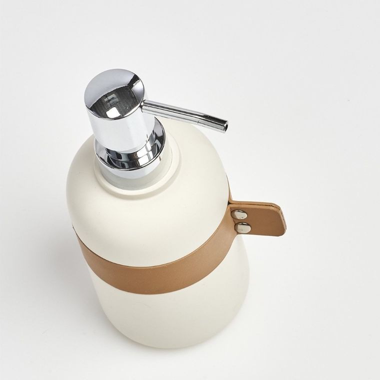 Zeller, dozownik z pompką na mydło w płynie, biały