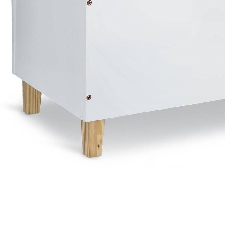 Zeller, drewniana skrzynia na zabawki chmurka, ława, 60 cm