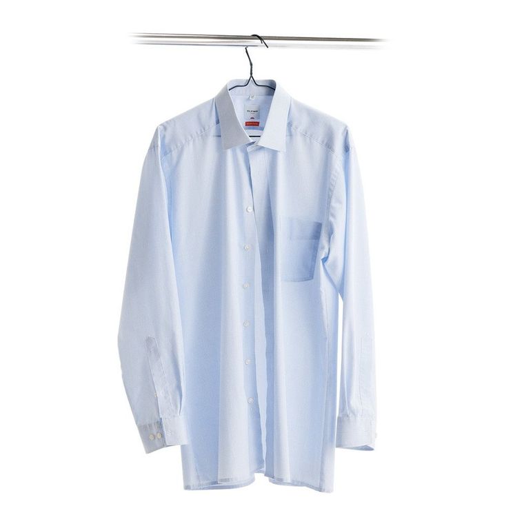 Zeller, Komplet wieszaków na ubrania, metalowe uchwyty na odzież, chromowane i wytrzymałe.