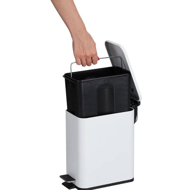 Zeller, kosz łazienkowy z pedałem, 5l