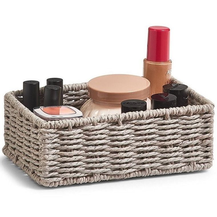 Zeller, koszyk do przechowywania, 2 szt., szary