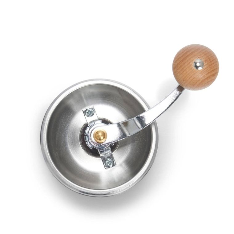 Zeller, młynek ręczny, do kawy ziarnistej, srebrny