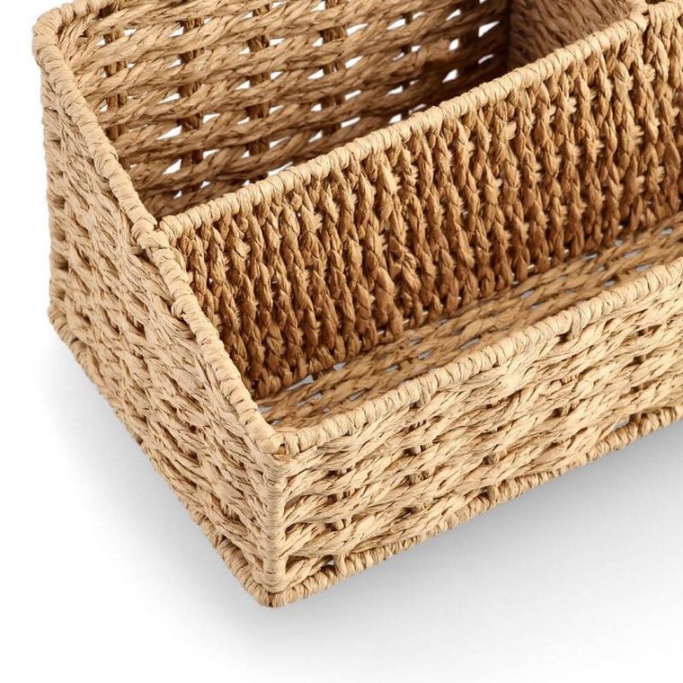 Zeller, organizer biurowy, z przegródkami, z papierowej plecionki