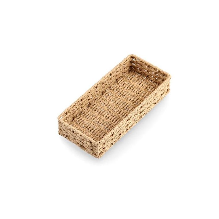 Zeller, organizer na biurko, z papierowej plecionki, 24-11-4.5 cm