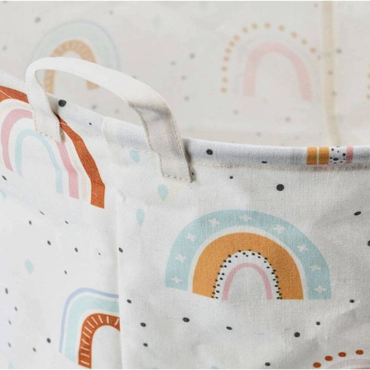 Zeller, płócienny kosz z uchwytami, 38-48 cm