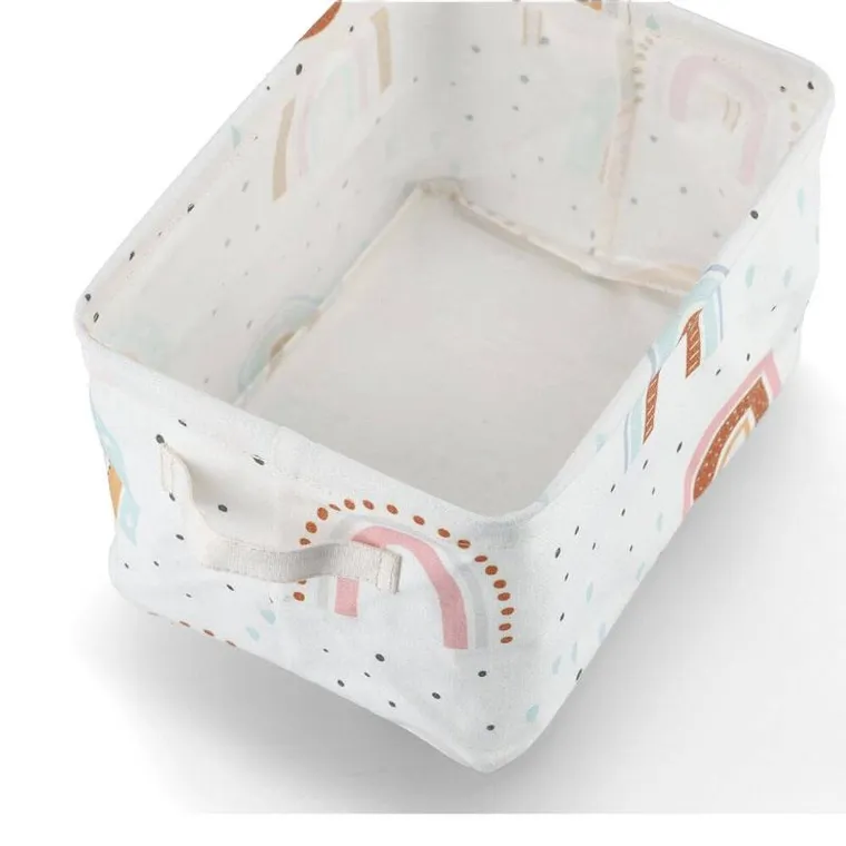 Zeller, płócienny koszyk, 28-21-16 cm