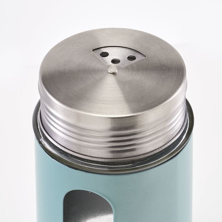 Zeller, pojemnik szklany na przyprawy, niebieski, 7-11,5 cm