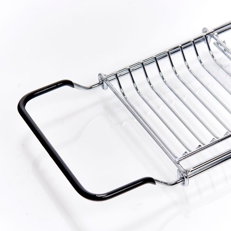 Zeller, półka łazienkowa na wannę z regulacją, stal chromowana